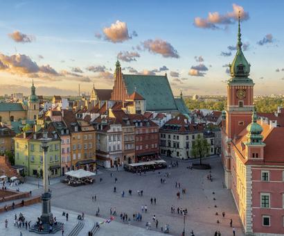 Ville de Varsovie en Pologne