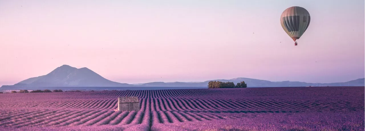 Vue campagne provençale