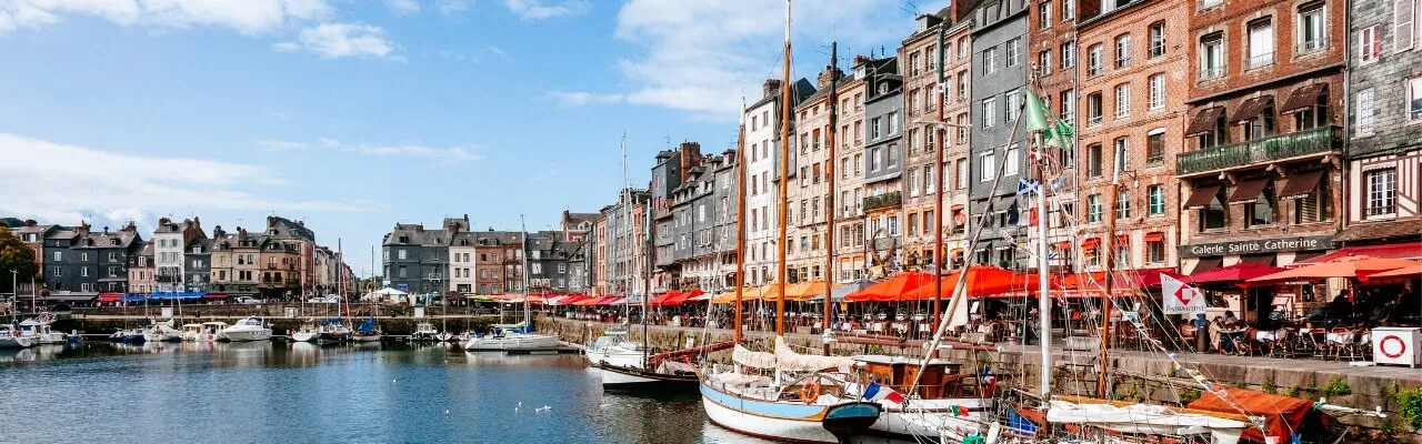 Vue du port d'Honfleur