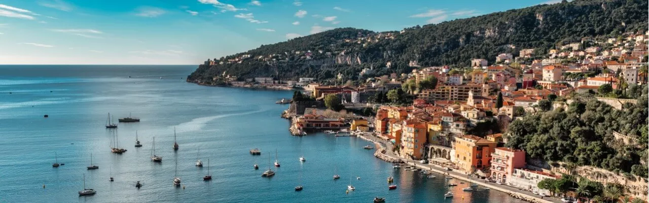 Vue côte d'azure