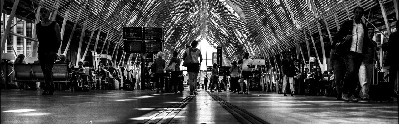 Intérieur gare de montpellier