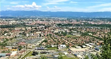 Vue aerienne Valence, France