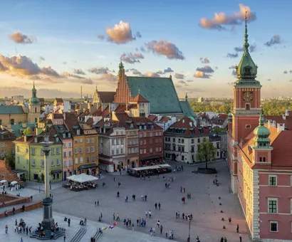 Ville de Varsovie en Pologne